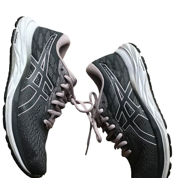 ASICS size 8.5 Gel Excite 7 walking shoe sneaker grey and pink - Picture 4 of 4